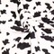 FabricLA | Fleece Fabric By The Yard | 72&#x22;X60&#x22; Inch Wide | Anti Pill Polar Fleece | Soft, Blanket, Throw, Poncho, Pillow Cover, PJ Pants, Booties, Eye Mask - Cow Black and White (2 Yard)